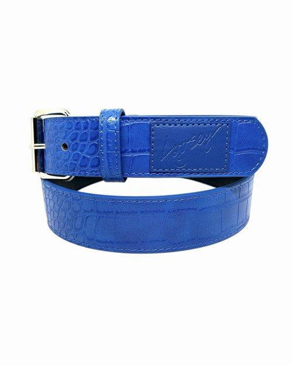 Loosey Croc Skin Blue Belt