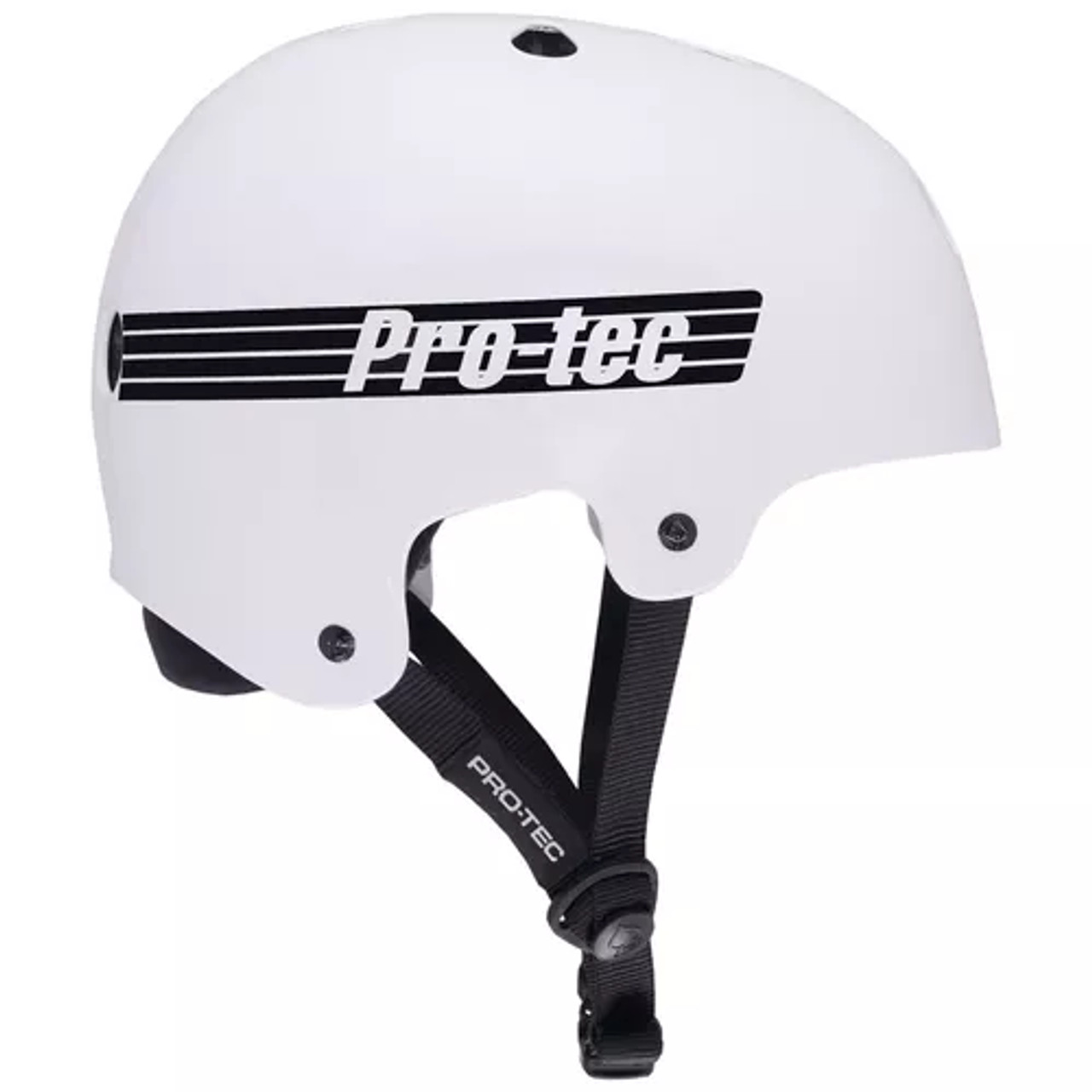 Pro Tec Certified Old School (Gloss White) Helmet LG