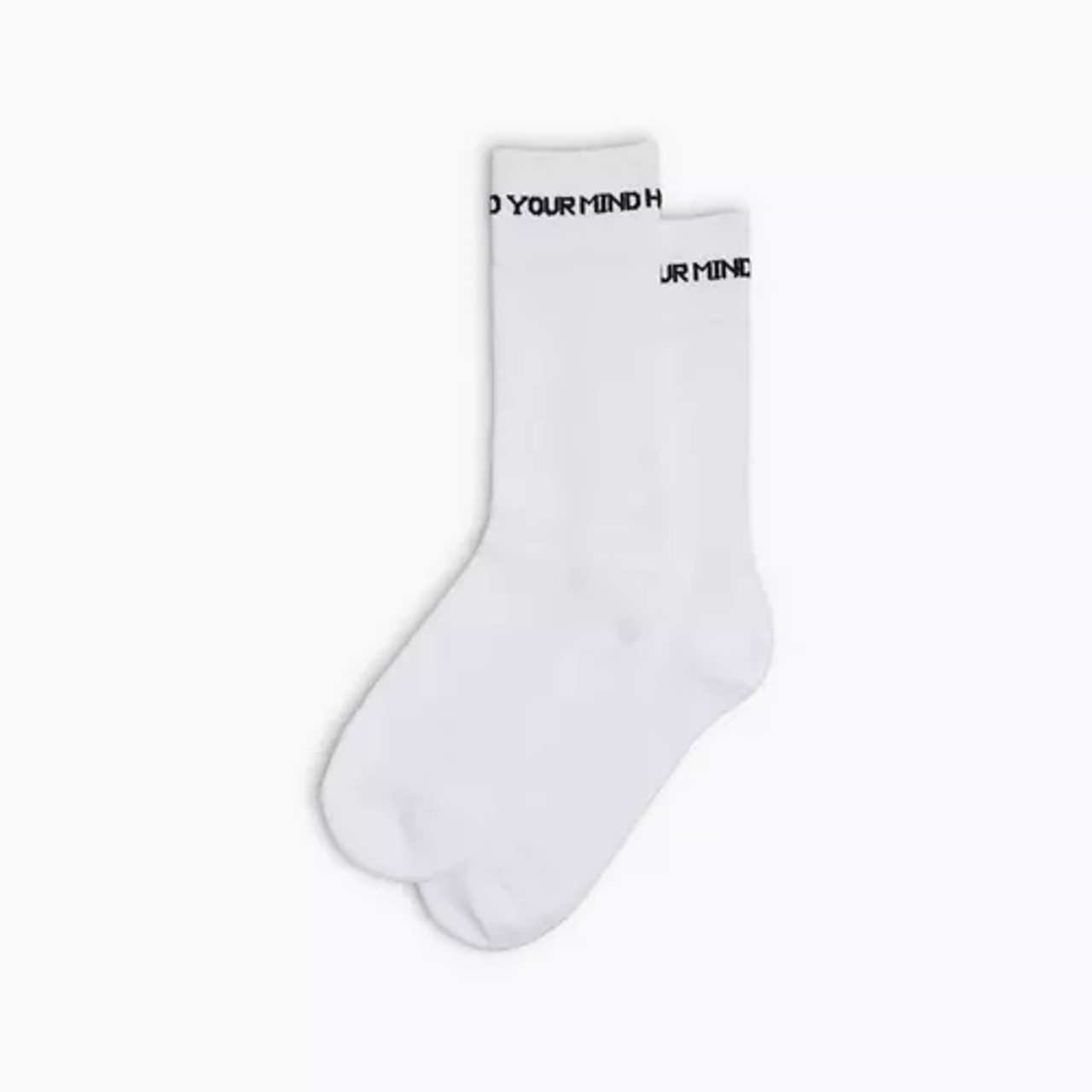 Last Resort Reverse Terry Socks (White) USM 10-12