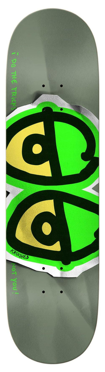 8.25 Krooked DBX Eyes Lite Green Full Se Deck