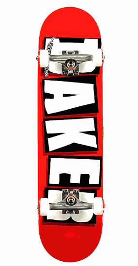 7.75 Baker Brand Logo Complete Red/White/Black