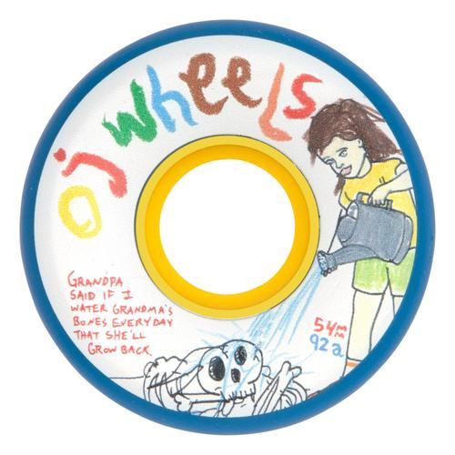 OJ 92a 54mm Porous Walker Grandma's Keyframe Blue Wheels