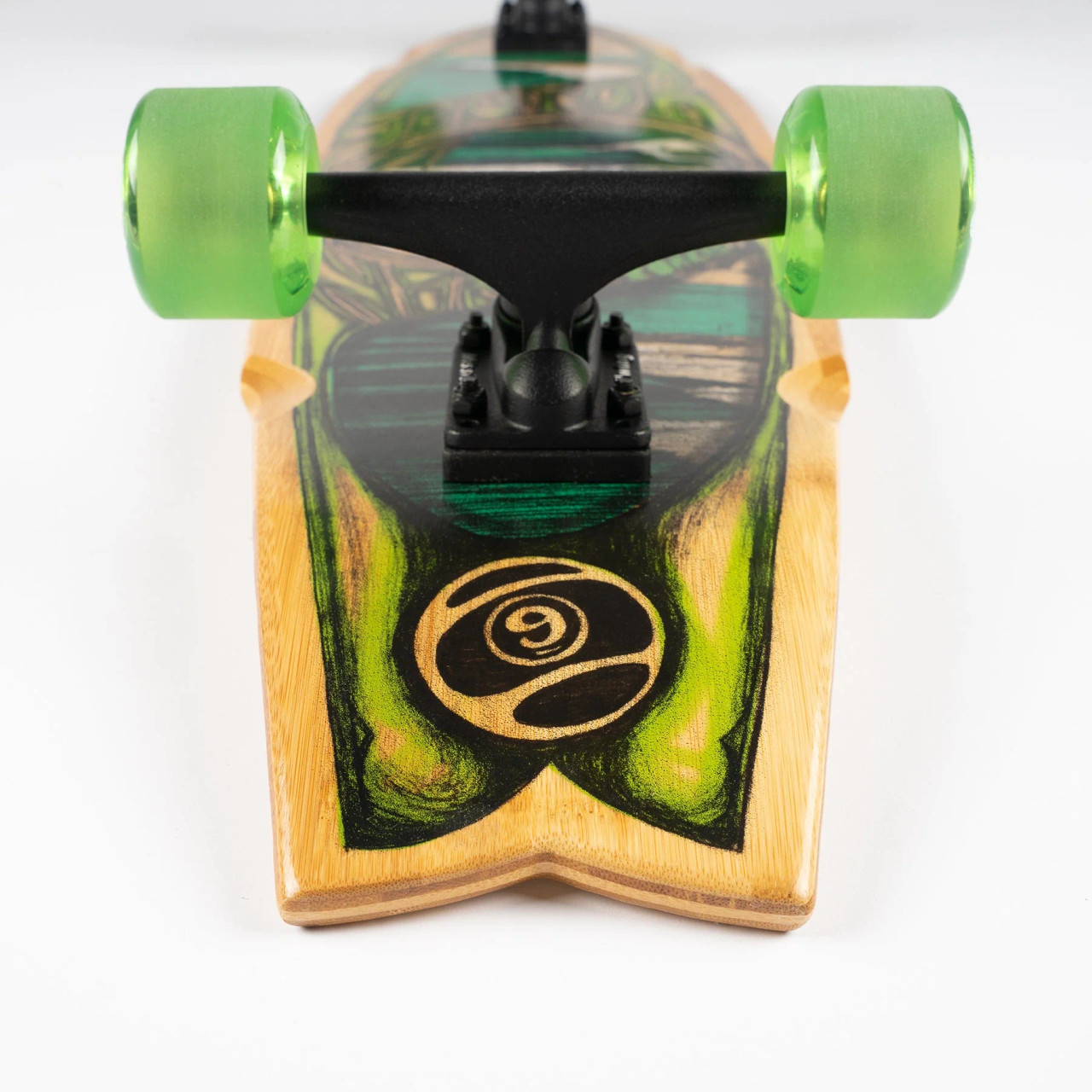 Sector 9 longboard complete, Sector 9 Snapper longboard, cruiser longboard complete, surf style longboard, carving longboard, cruising longboard, compact longboard, smooth riding longboard, beginner friendly longboard, ready to ride longboard, Sector 9 graphics