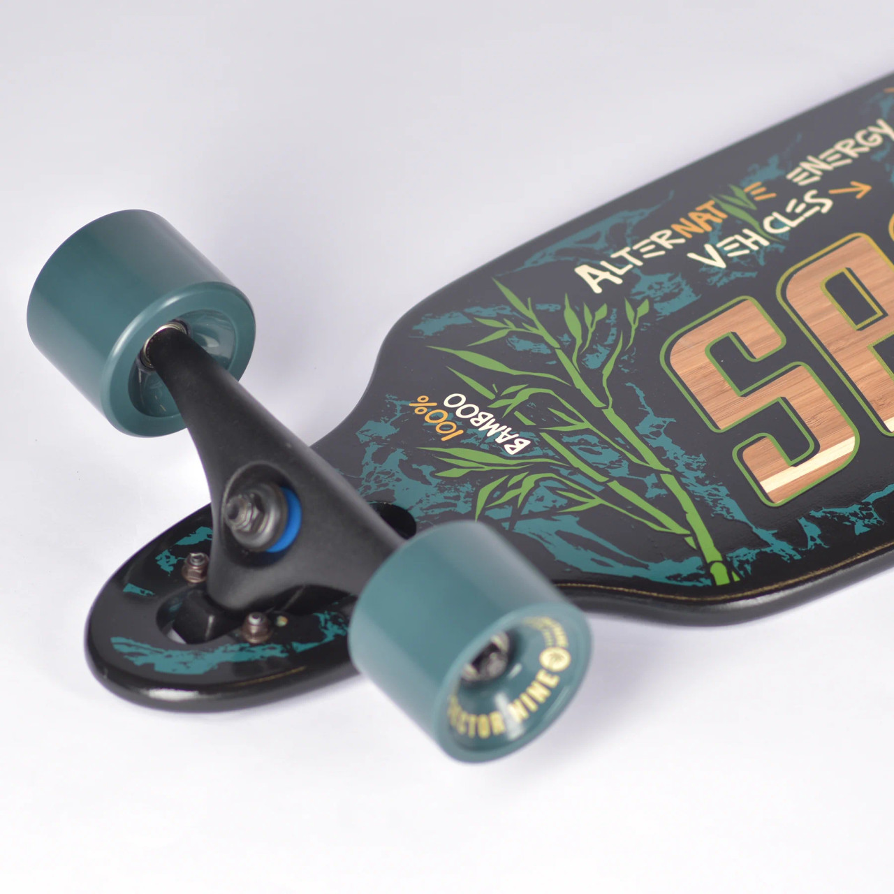 Sector 9 longboard complete, Lookout Roots longboard, Sector 9 Lookout longboard, cruiser longboard complete, carving longboard, pintail longboard, street cruising longboard, smooth riding longboard, beginner friendly longboard, ready to ride longboard, Sector 9 Roots graphic