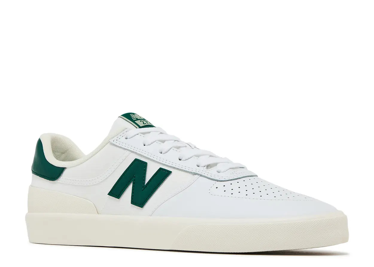 NB# 272 White/Green Skateboard Shoes