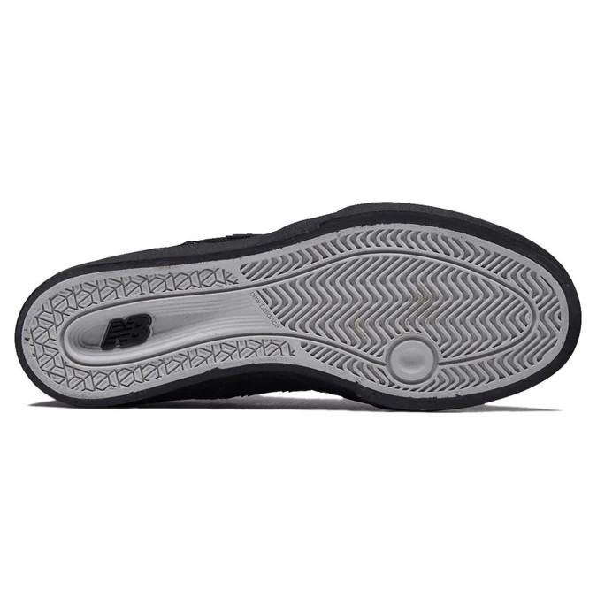 NB# 574 Vulc Black/Grey skateboarding shoes