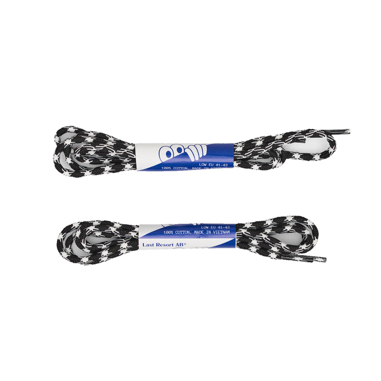 Last Resort CM002 LO (Black/Black) Skateboarding Laces