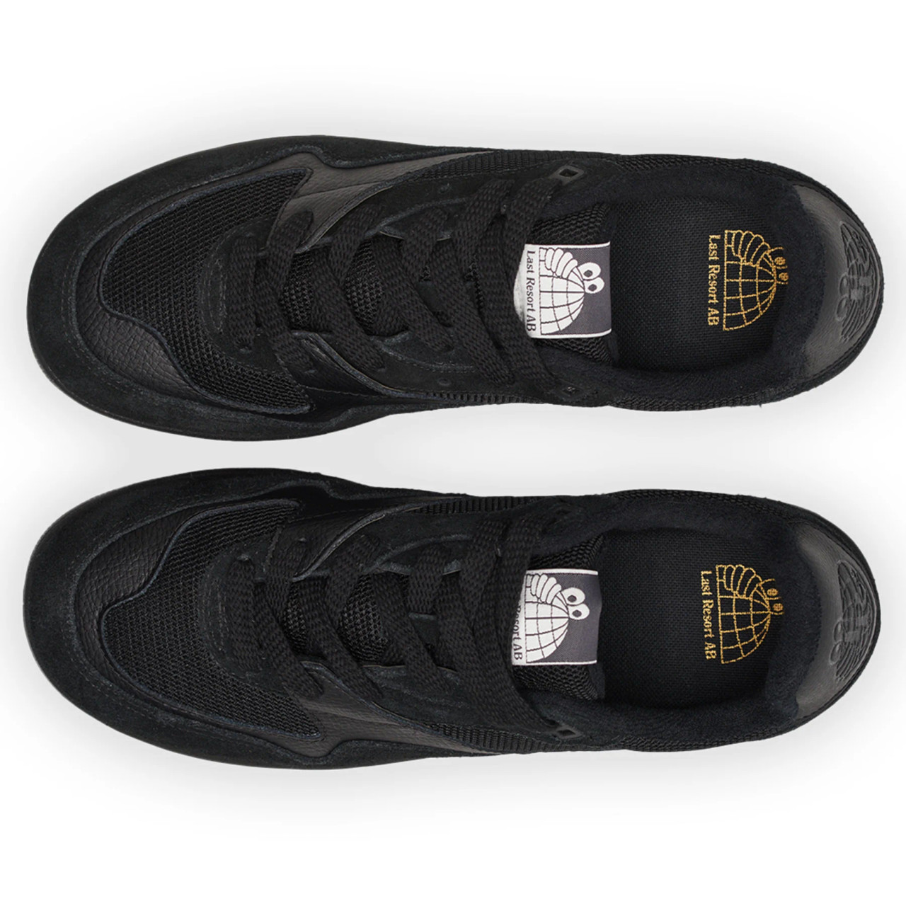 Last Resort CM002 LO (Black/Black) Skateboarding Shoes