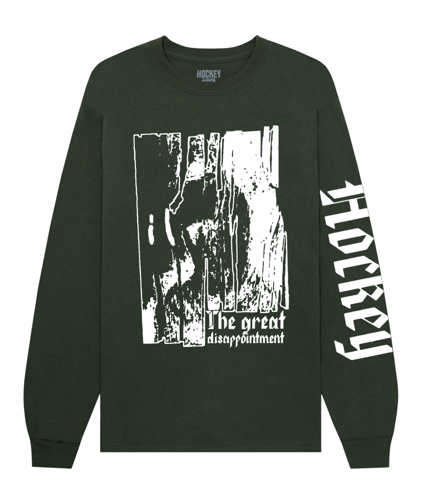 Hockey Disappointment L/S Tee - Forest Green