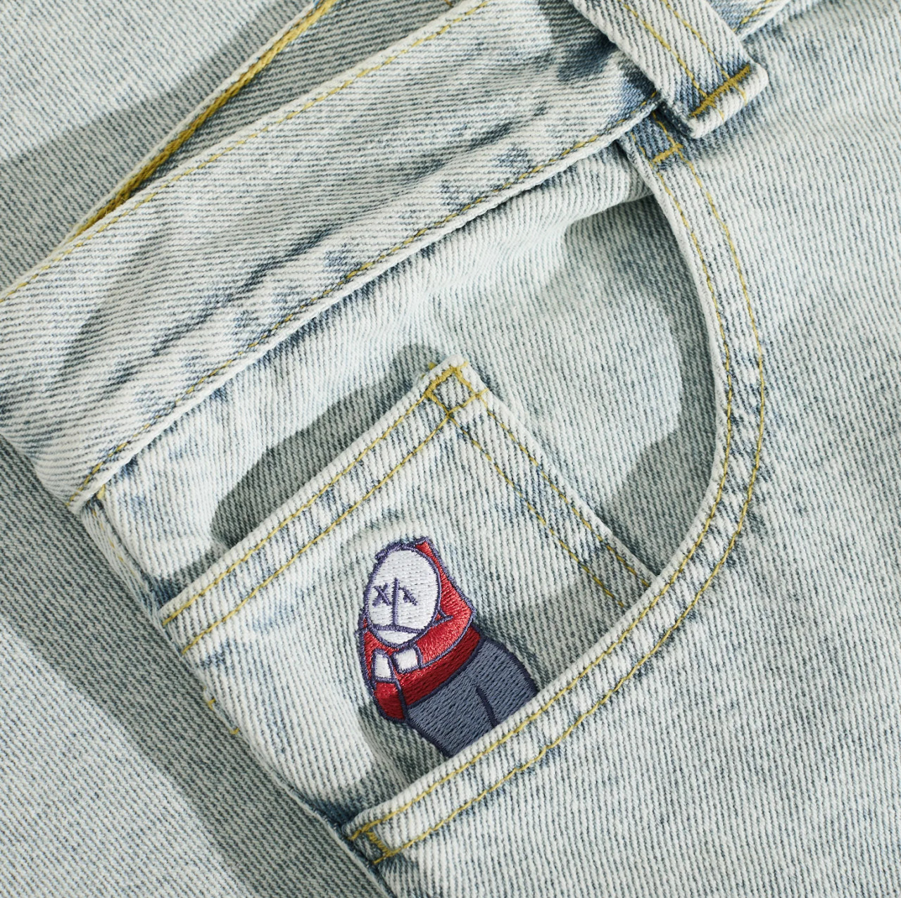 Polar Big Boy OG Logo Pants (Light Blue)