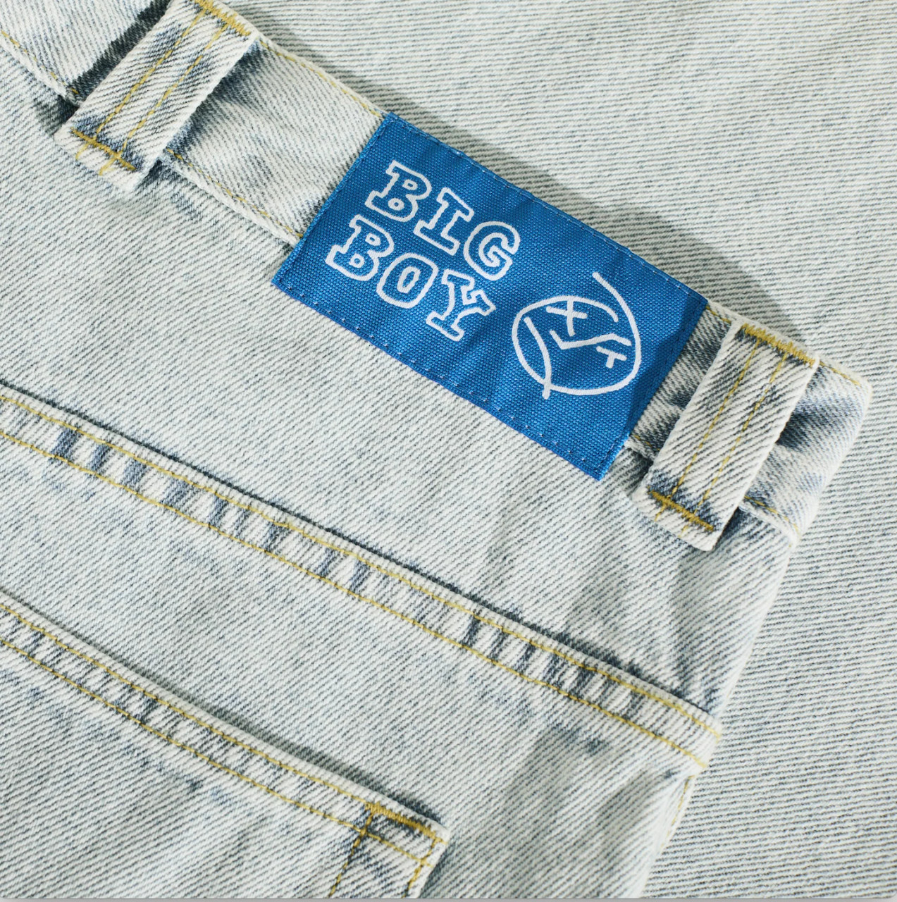 Polar Big Boy OG Logo Pants (Light Blue)