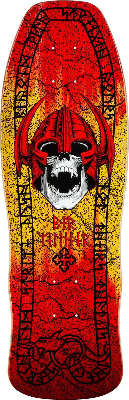 9.6 Powell Peralta Welinder CL.Nordic 12 Deck - Red/Yellow