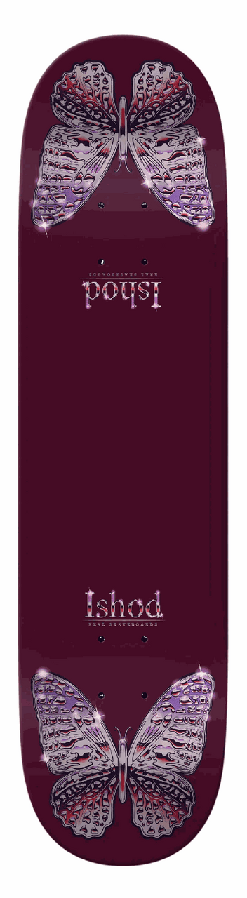 8.0 Real Ishod Mariposa Chrome Redux Twin Tail Deck
