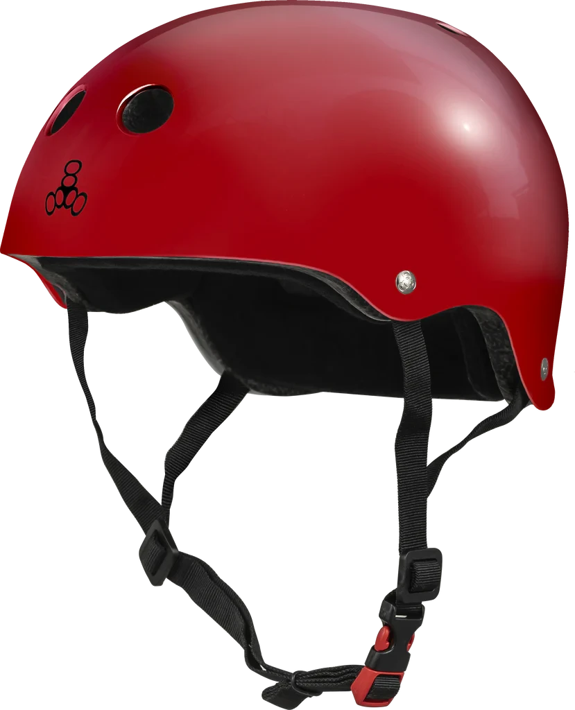 888 The Certified Sweatsaver Helmet - Scarlet Red Glossy