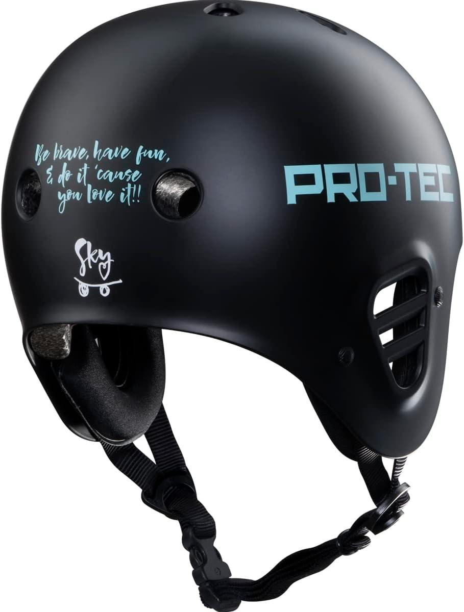Pro-Tec Full Cut Skate Helmet - Sky Brown Black - SM