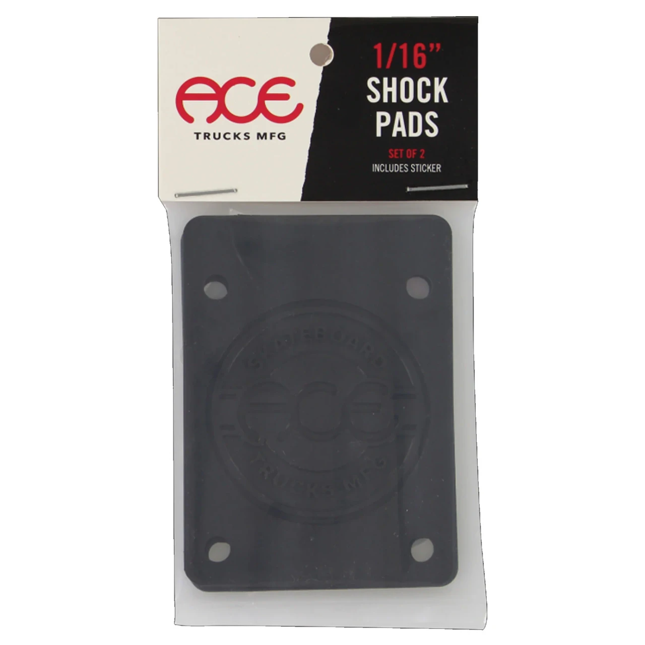 ACE 1/16" Black Shock Pads