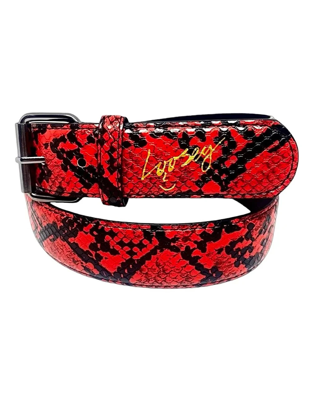 Loosey Red Slither Belt