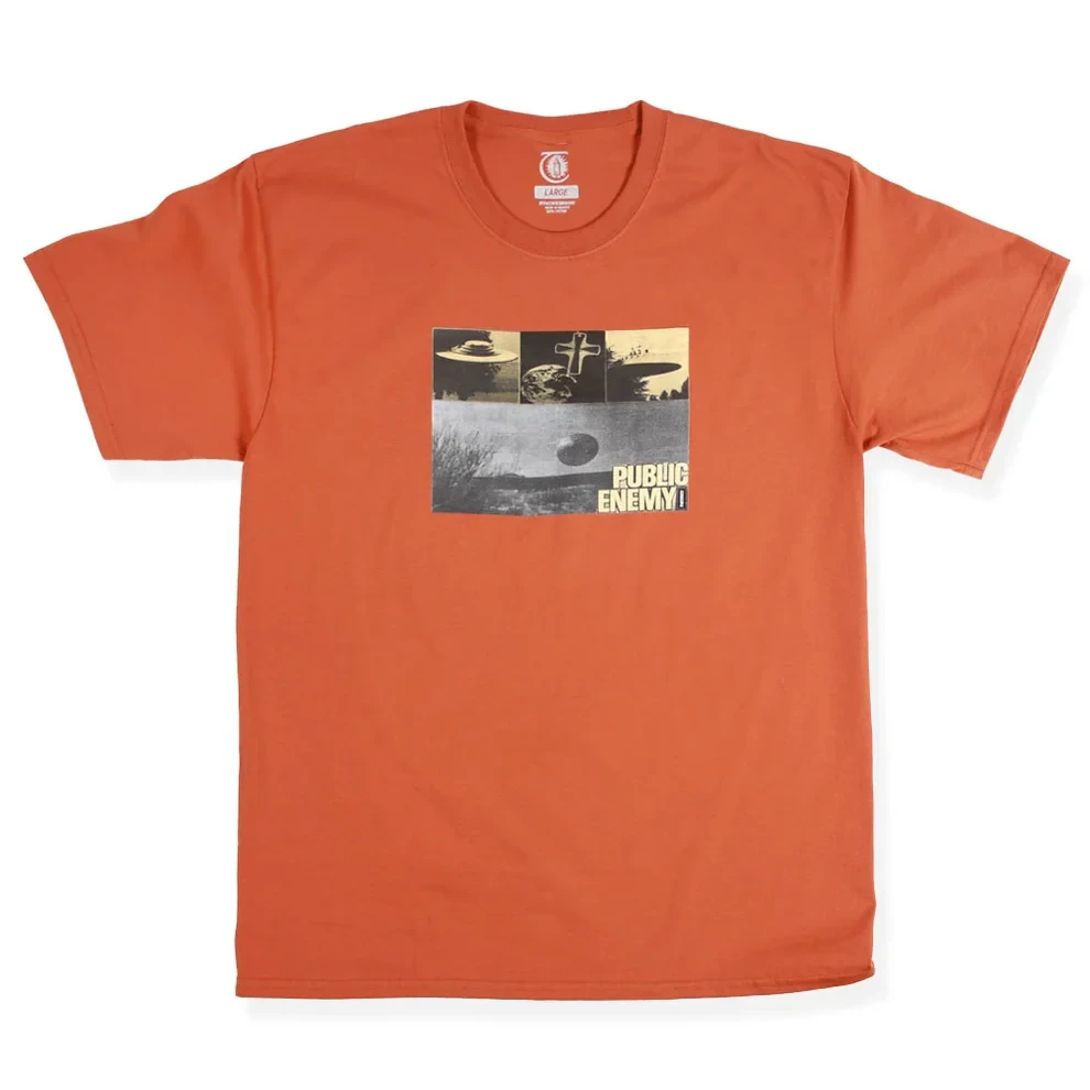 Theories Public Enemy Orange Tshirt XL