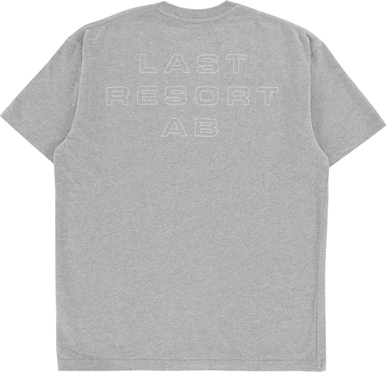 Last Resort Eurostyle SS Tee - Grey Melange / White - MD