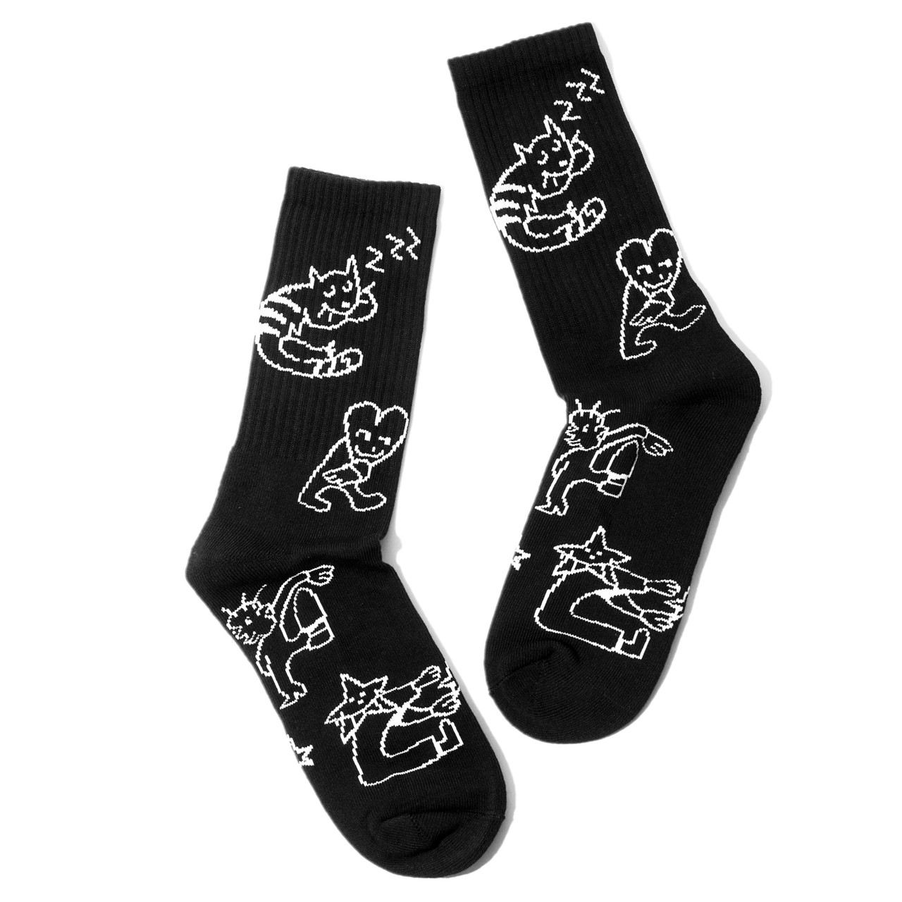 Cafe Buddy Socks (Black) - O/S