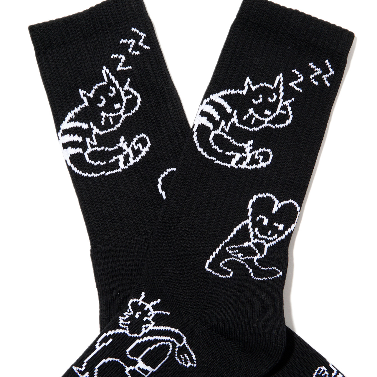 Cafe Buddy Socks (Black) - O/S