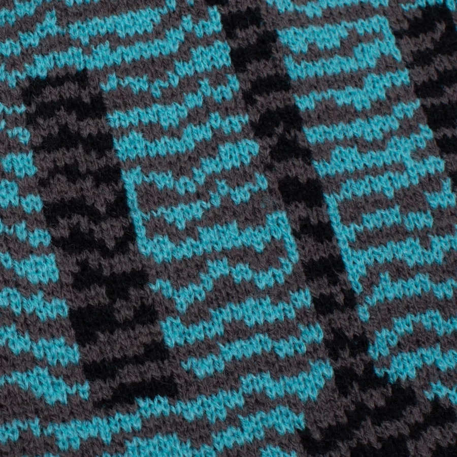 Hockey Zig Zag Skully Beanie - Back