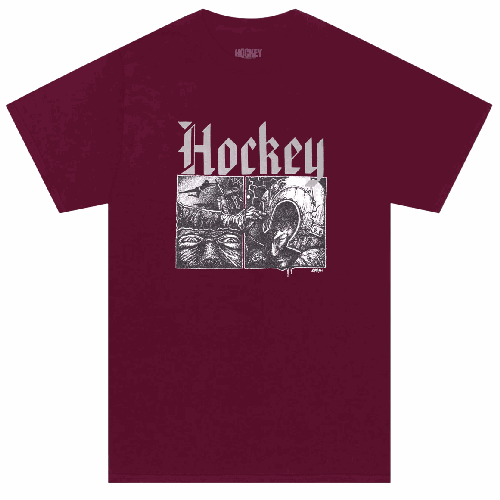 Hockey Middle Earth Tee Burgundy