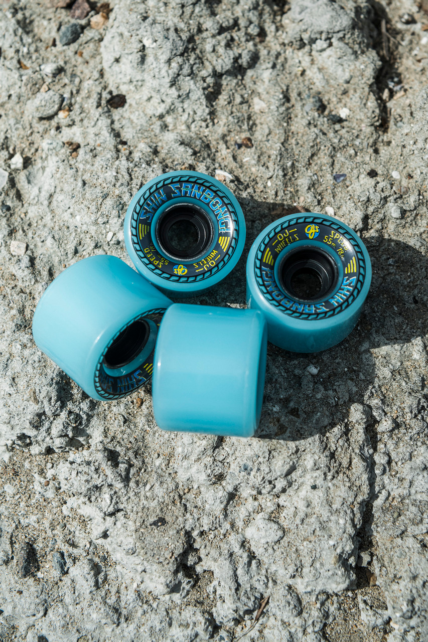 OJ 55mm 78a Shin Sanbongi Mini Super Juice Wheels - Blue