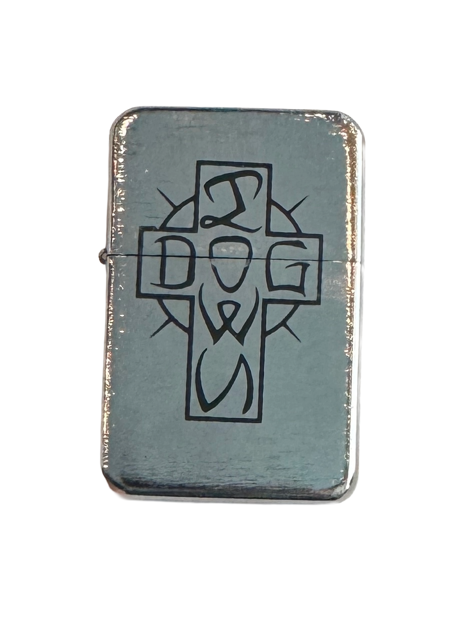 Dogtown Ese Cross Flip Top Metal Lighter