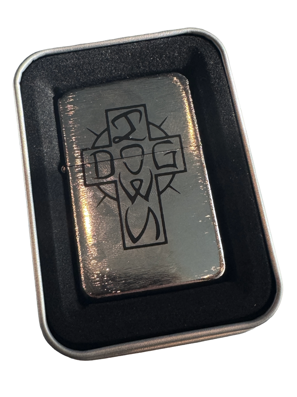 Dogtown Ese Cross Flip Top Metal Lighter