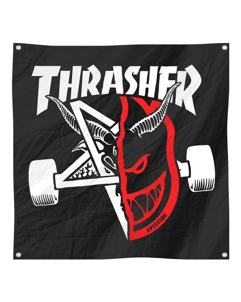 Thrasher x Spitfire - Thrash & Burn Banner