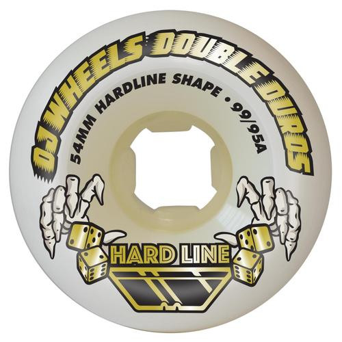 OJ 95a/99a Double Duro Hardline Wheels - White/Gum