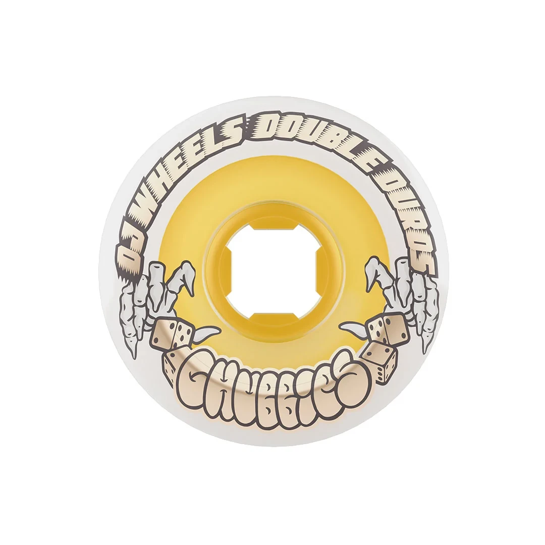 OJ 99a/95a Double Duro Chubbies Wheels - White/Gum