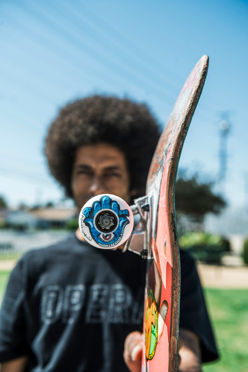 OJ 54mm 99a Nassim Lachhab Elite Chubbies Wheels - White