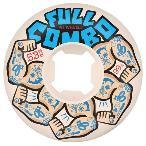 OJ 101a Full Combo Wheels - White