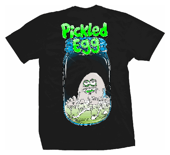 Heroin Pickled Egg Tee - Black