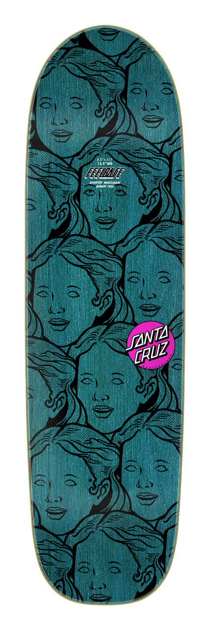 8.5 Santa Cruz Possessed Head FeelBase Deck