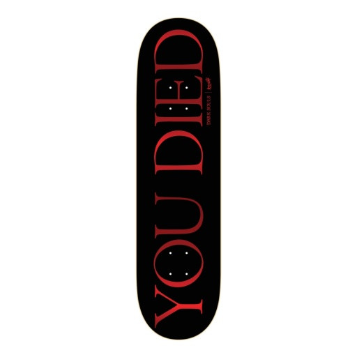 8.5 Welcome You Died on Popsicle Deck - Black/Red Foil