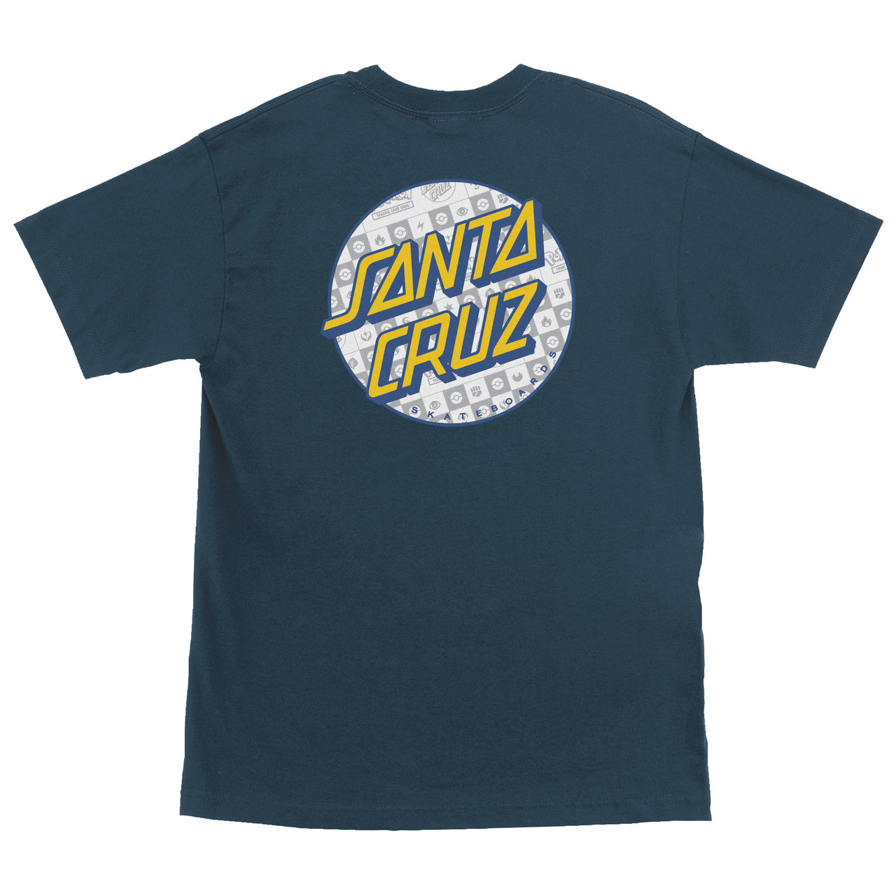 Pokemon x Santa Cruz Energy Dot Heavyweight Tshirt - Harbor Blue