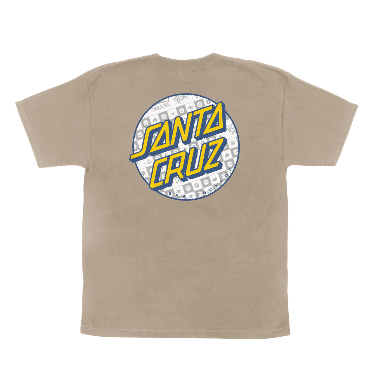 Pokemon x Santa Cruz Energy Dot Midweight Youth Tshirt - Sand