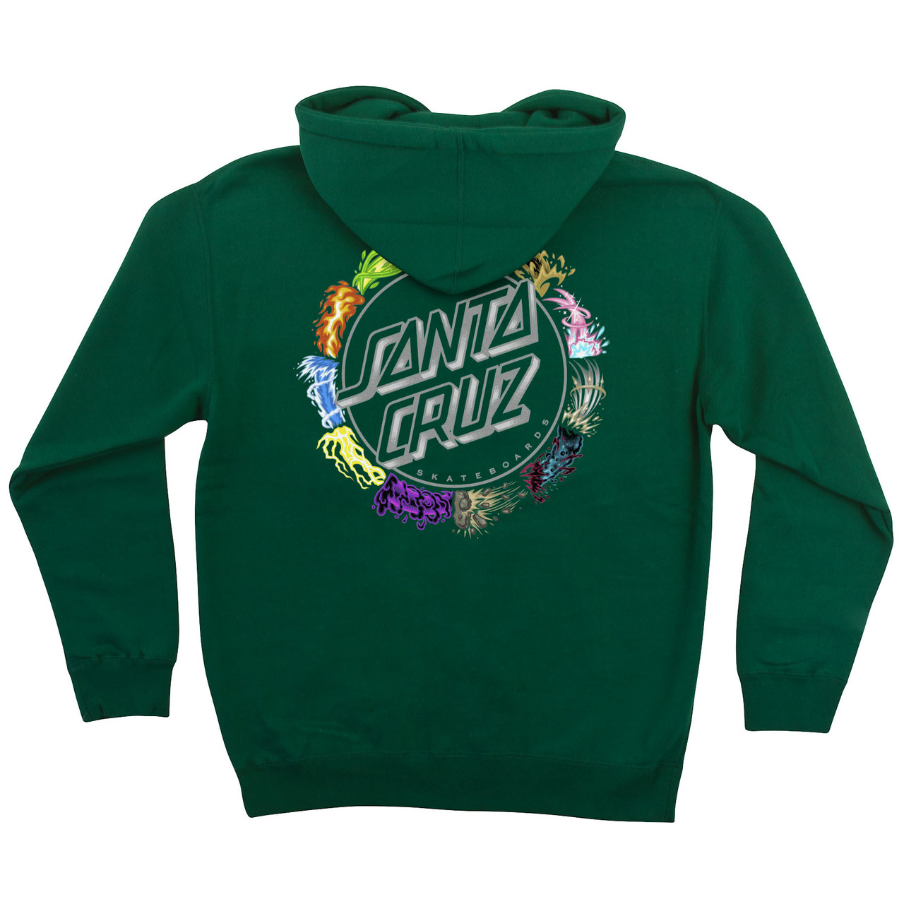 Pokemon x Santa Cruz Power Dot Midweight Hoodie - Forest