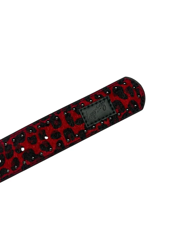 Loosey Cheetah Rivet Belt