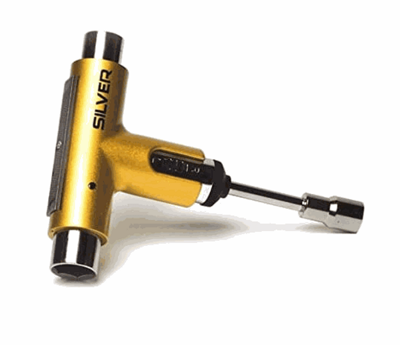 Silver Metallic Gold Skate Tool