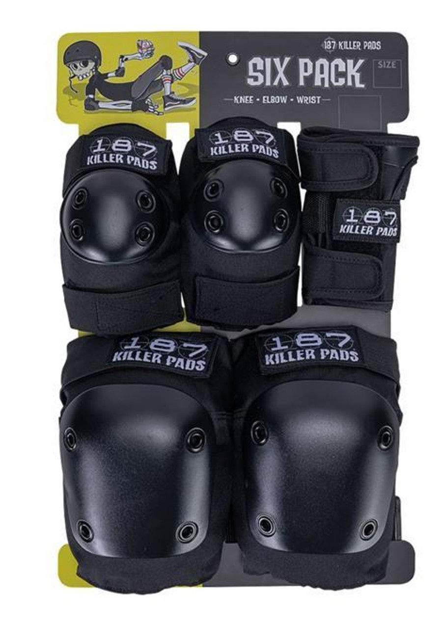 187 Killer Pads 6-Pack Black XLT