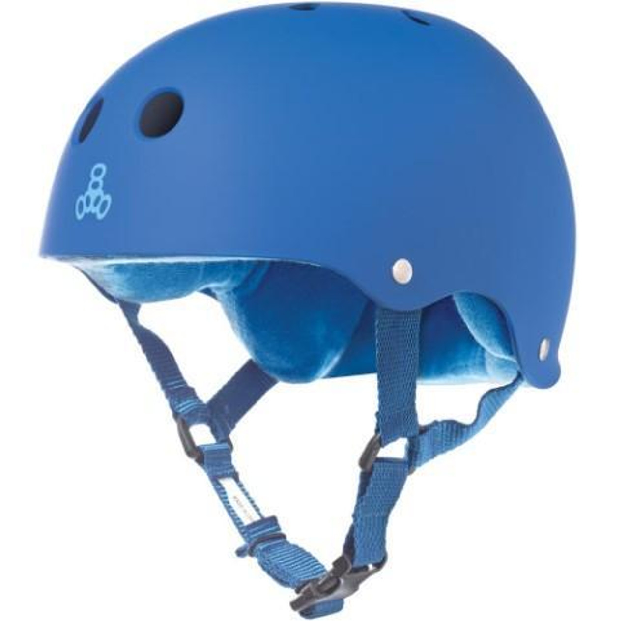 888 Helmet Rubber Blue MD