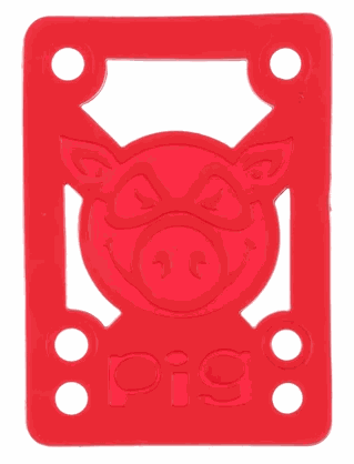 Pig 1/8" Red Shock Pads