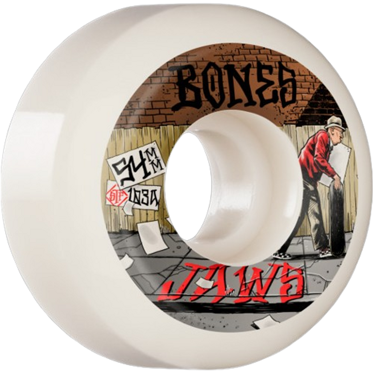 Bones 103a 54mm STF Homoki V5 Sidecut skateboarding wheels for sale
