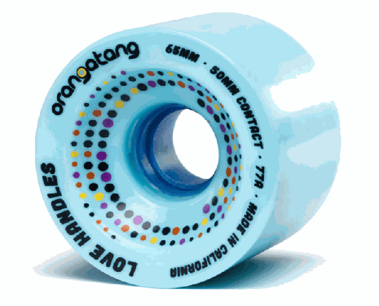 Orangatang Love Handles 65mm 77a Blue