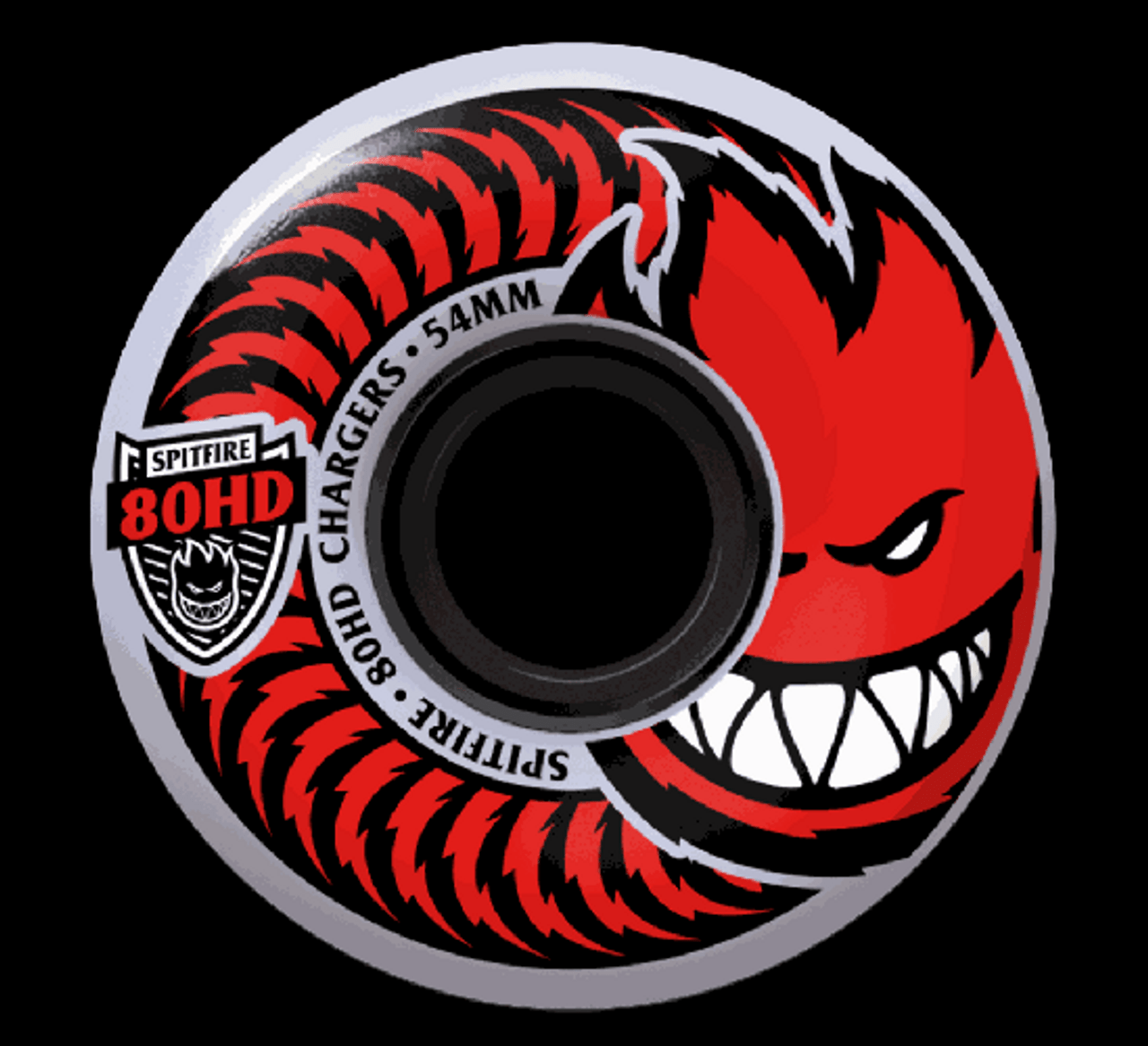 Spitfire 80a 56mm Classic Clear Red