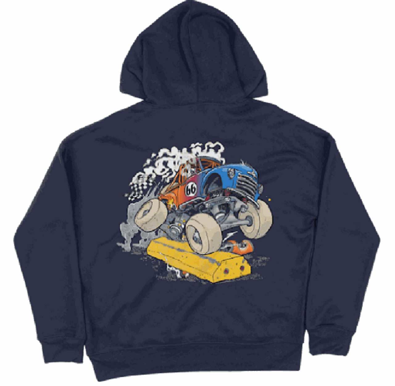 Ace Monster Truck Navy XL Hoodie